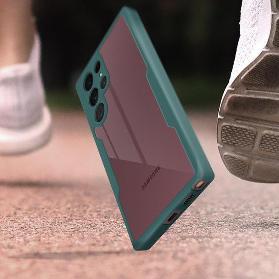 Avizar  Coque Intégrale Samsung S22 Ultra Vert 