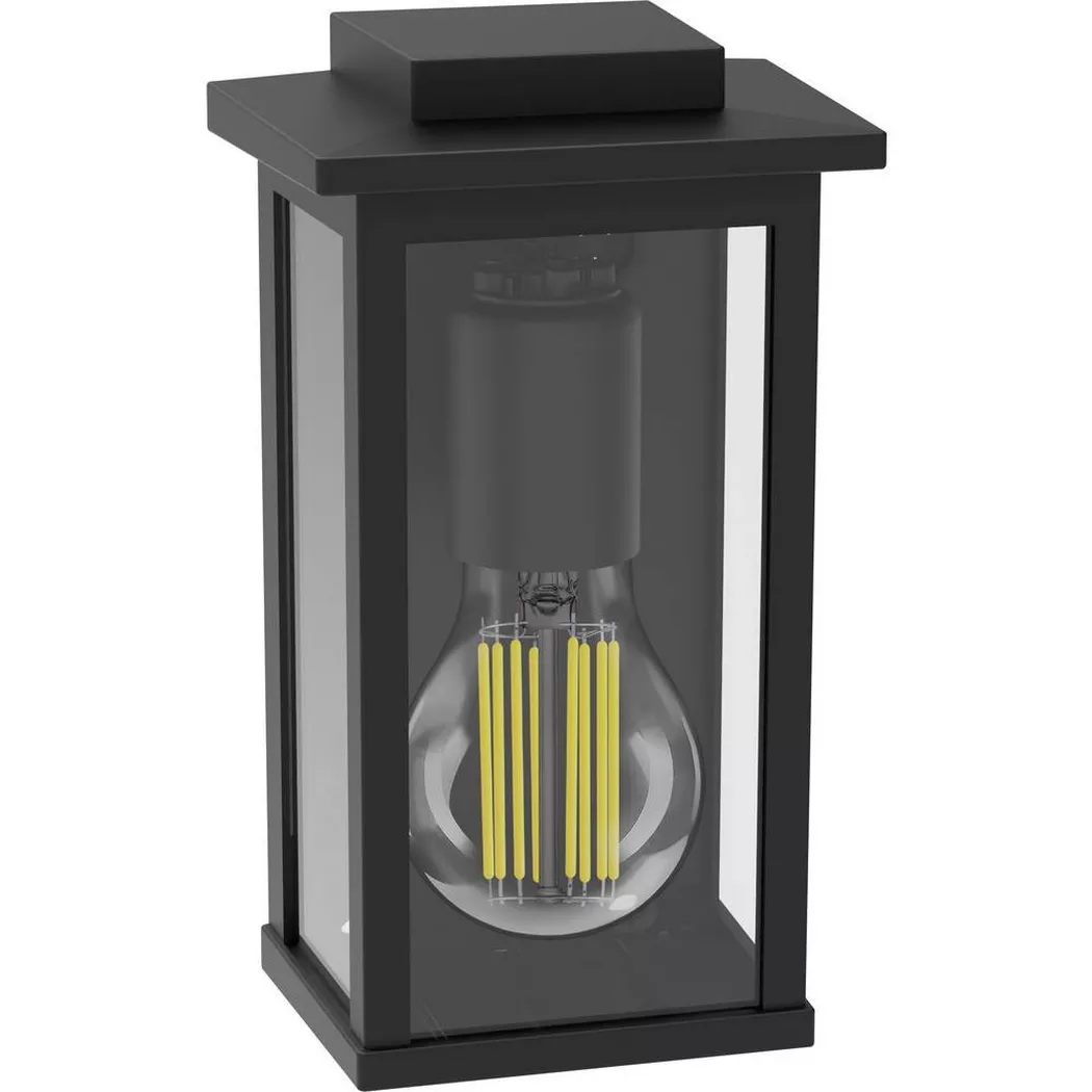 Philips Lighting – Outdoor Mirth Wandleuchte eckig, max. 25W, exkl. LM, One Size, Schwarz