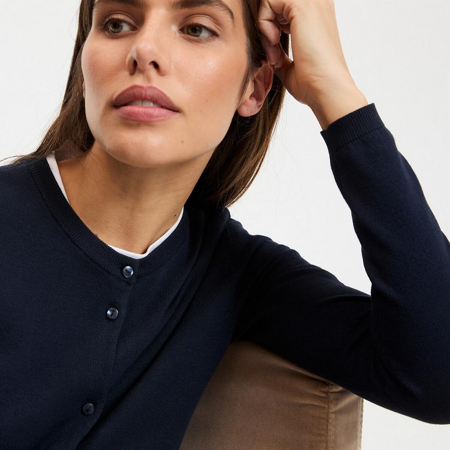 La Redoute Collections Geknöpfte Strickjacke  