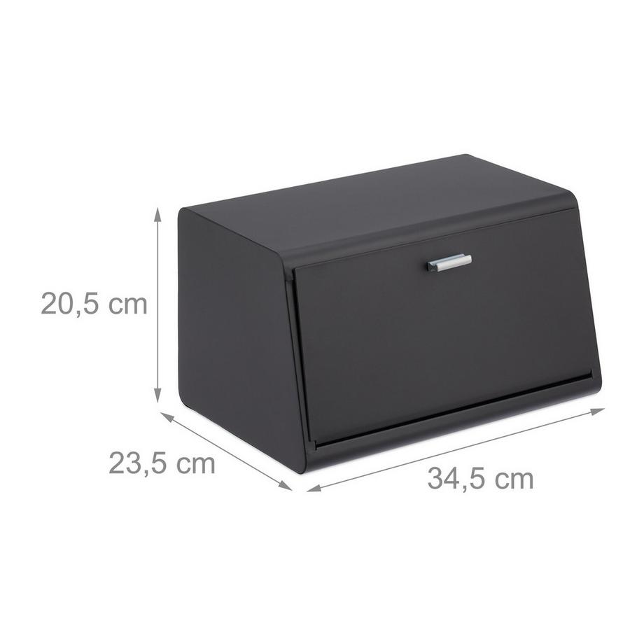 Northix Corbeille à pain en acier inoxydable  