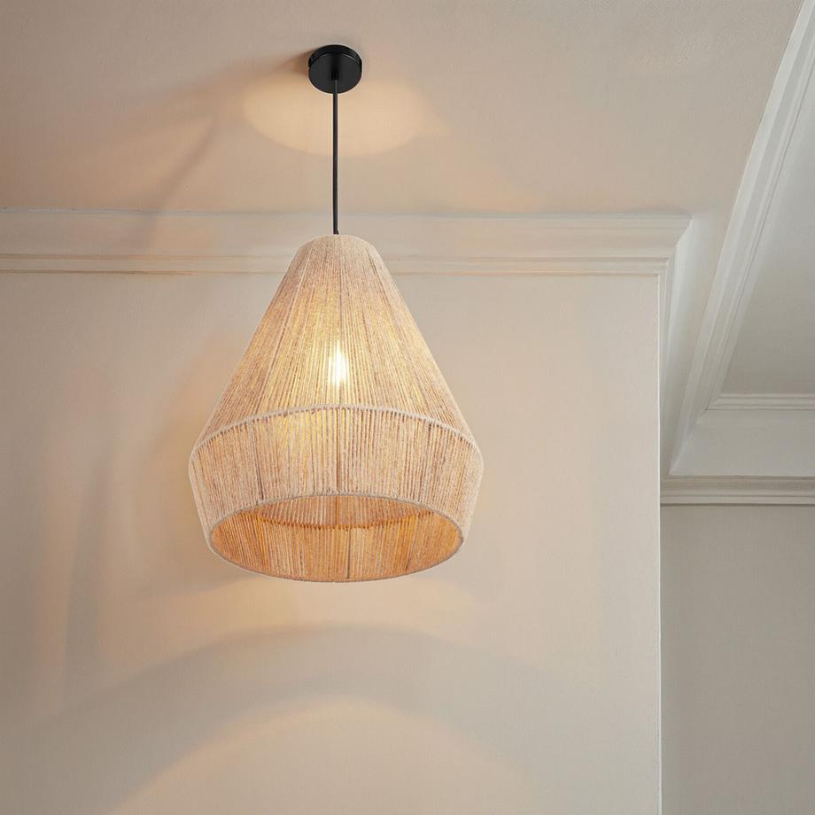 Tectake Lampadario a sospensione Lampada a sospensione Suri Stile boho, tecnica ad incastro,40 W  