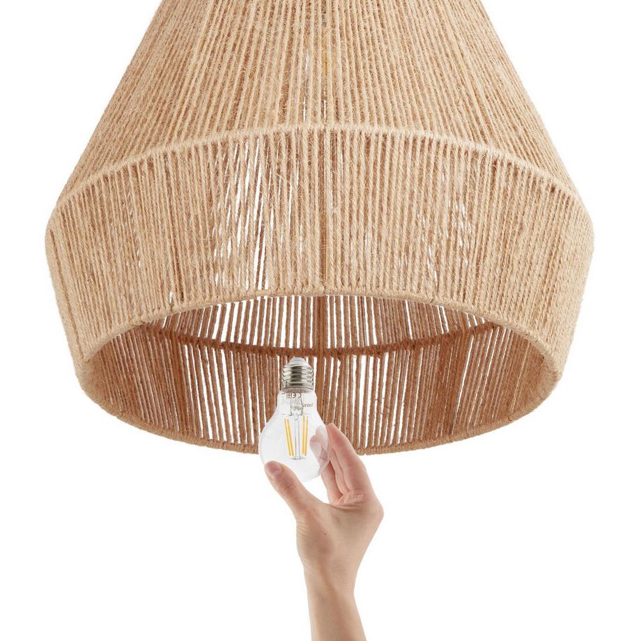 Tectake Lampadario a sospensione Lampada a sospensione Suri Stile boho, tecnica ad incastro,40 W  