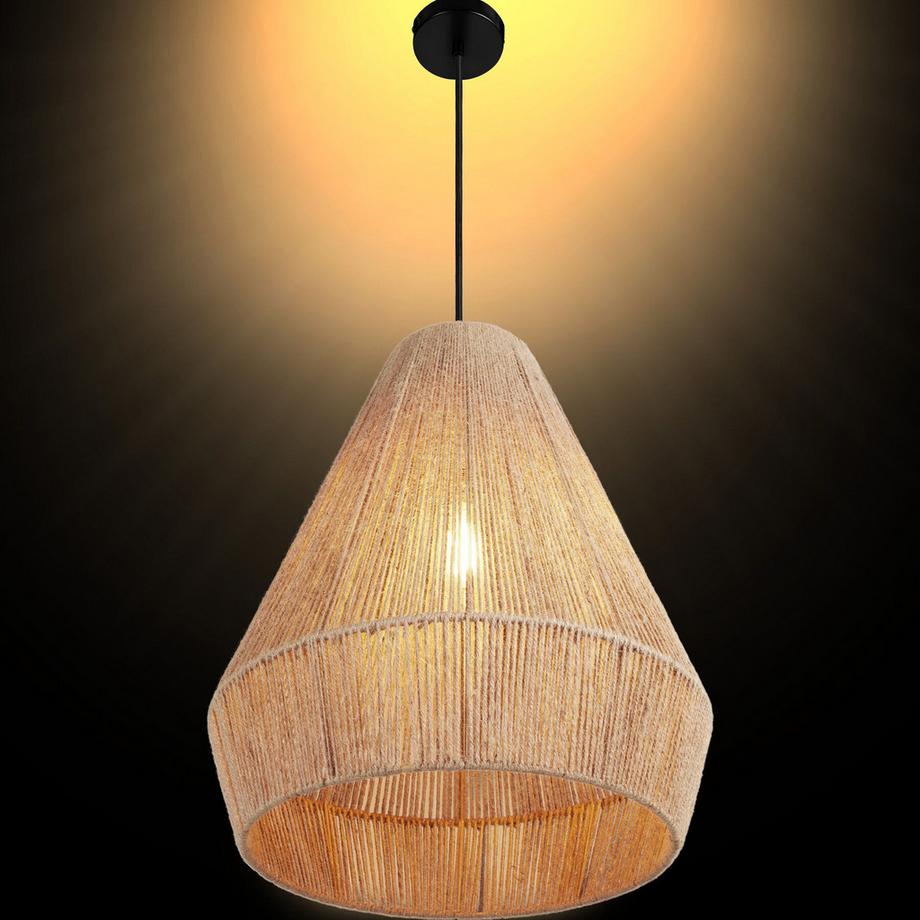 Tectake Lampadario a sospensione Lampada a sospensione Suri Stile boho, tecnica ad incastro,40 W  