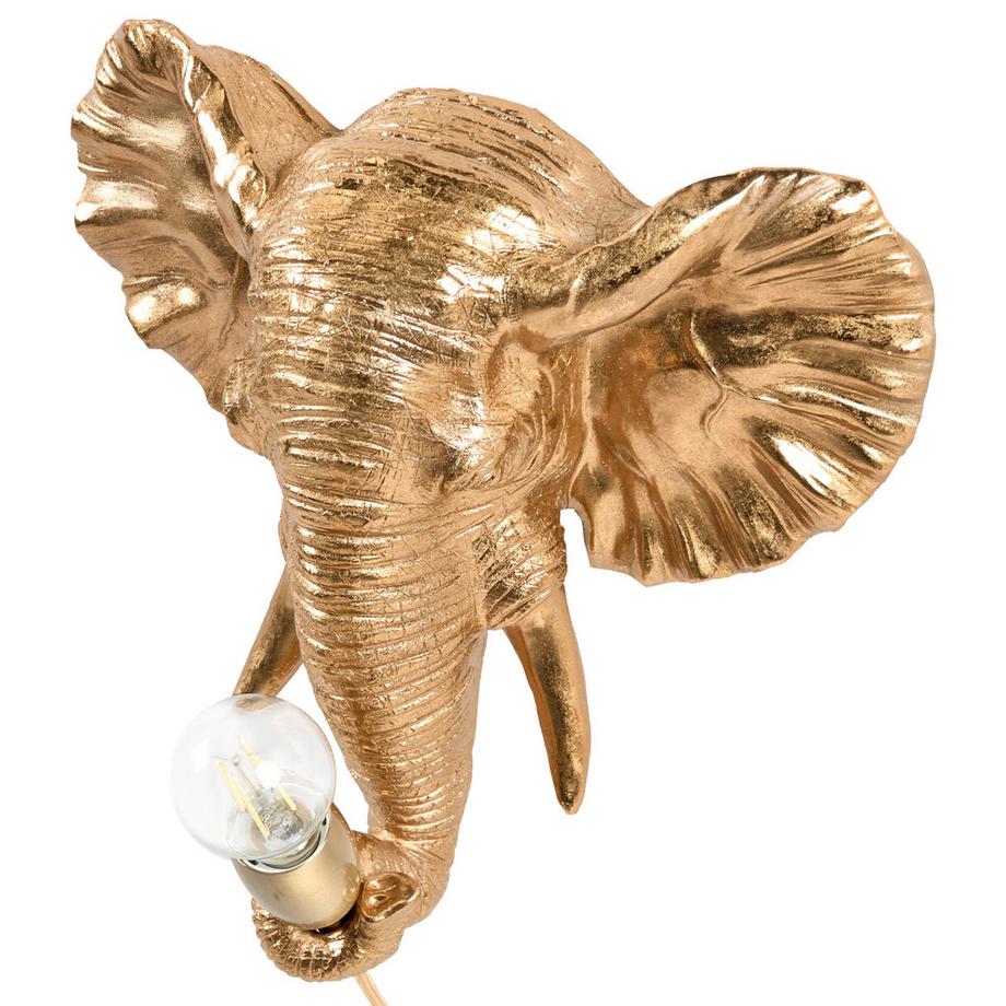 Beliani Lampada da parete en Poliresina  ELEPHANTI  