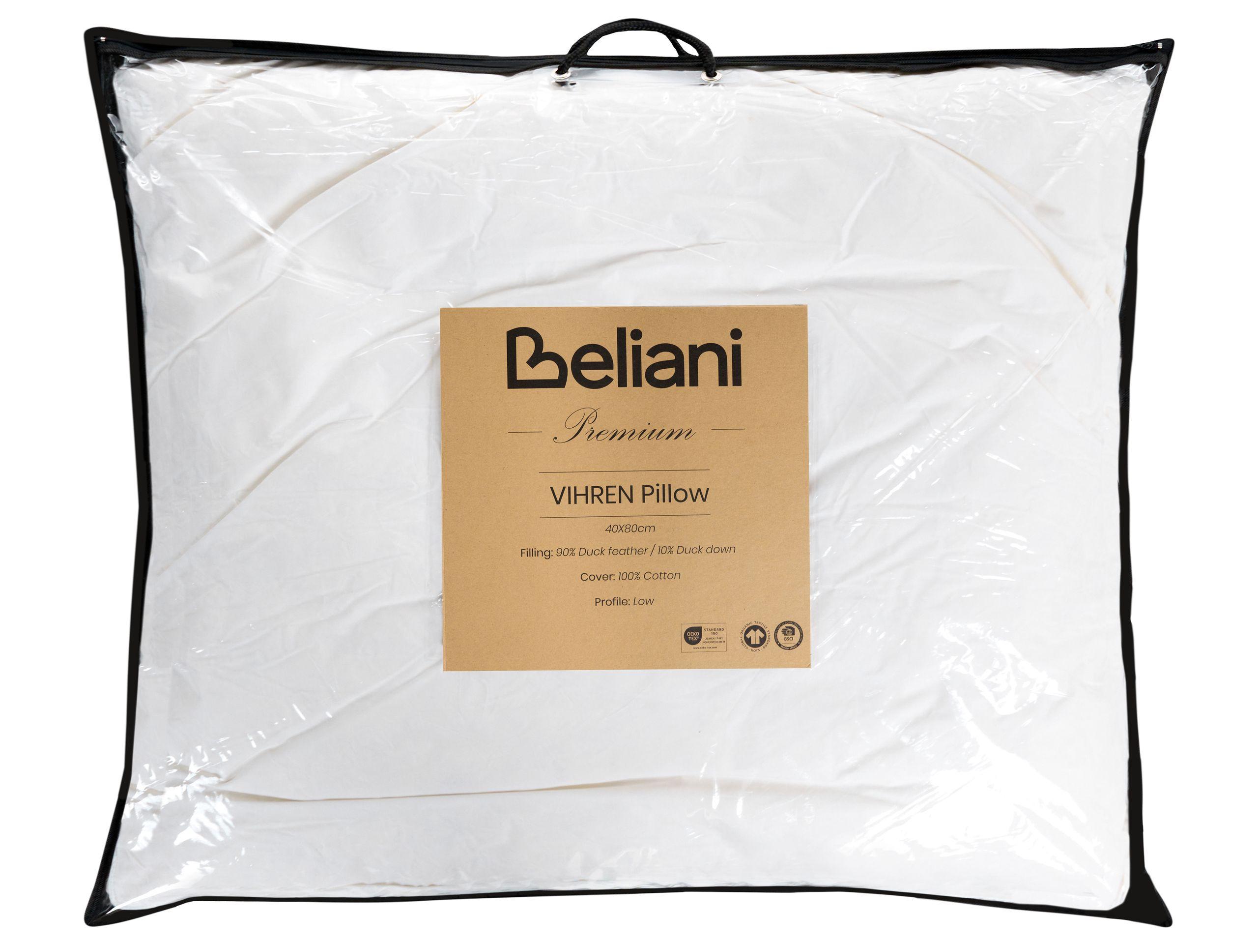 Beliani Oreiller Coton ciré Karijang Japara  