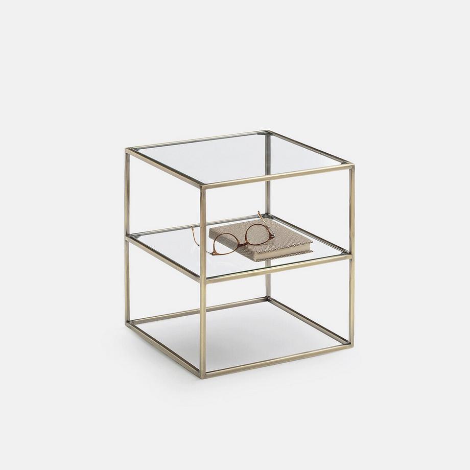 Nachttisch Luxore mit zwei Ablagen