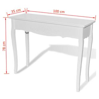 VidaXL  Schminktisch holz 