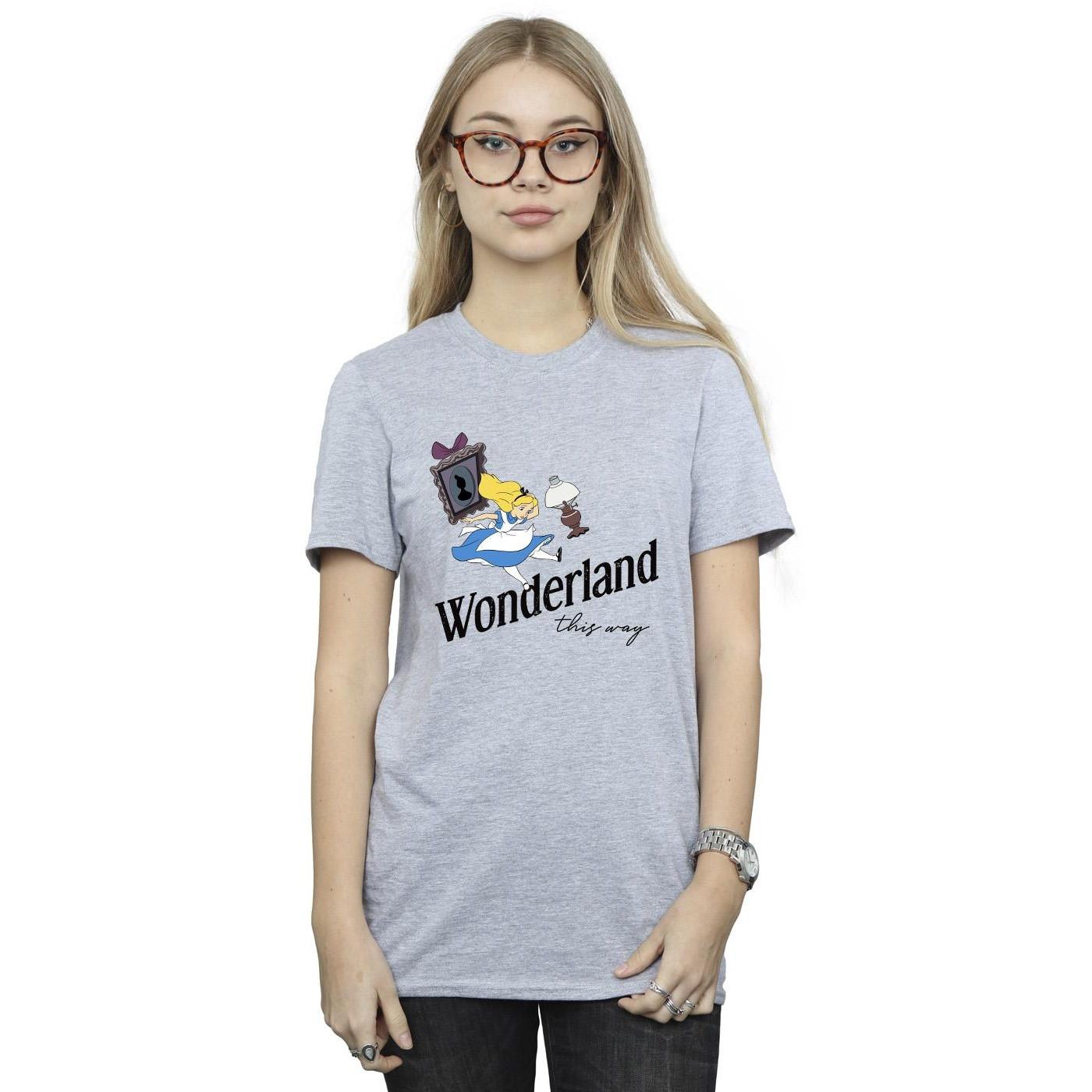 Disney  Tshirt ALICE IN WONDERLAND THIS WAY 