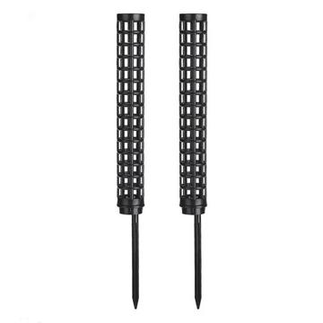 Pflanzenstütze mit Platz für Erde – Schwarz