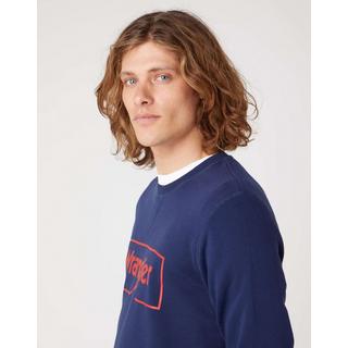 Wrangler  Sweatshirt Frame Logo Crew 