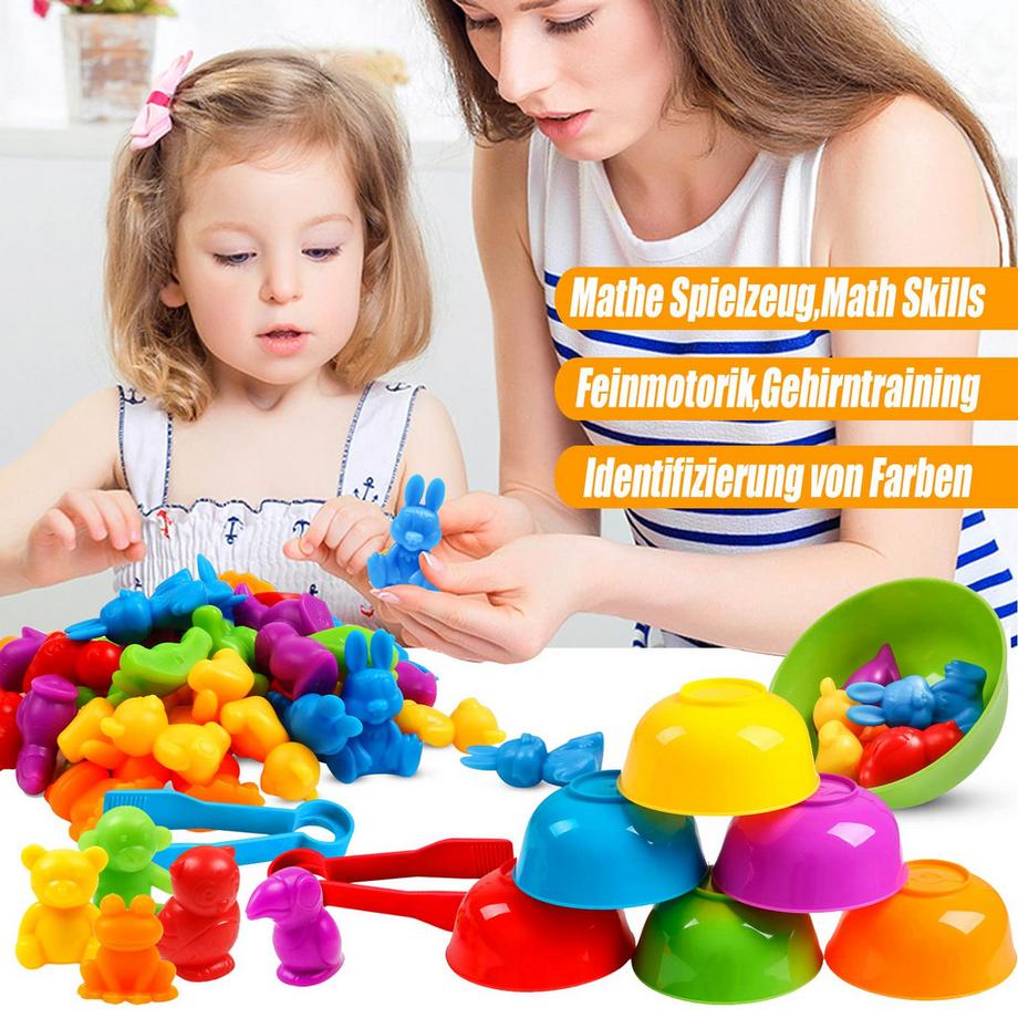 Activity-board  Spielzeug Passende Sortierbecher und Pinzetten für Kinder 