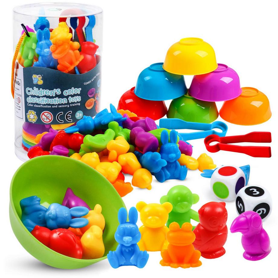 Activity-board  Spielzeug Passende Sortierbecher und Pinzetten für Kinder 