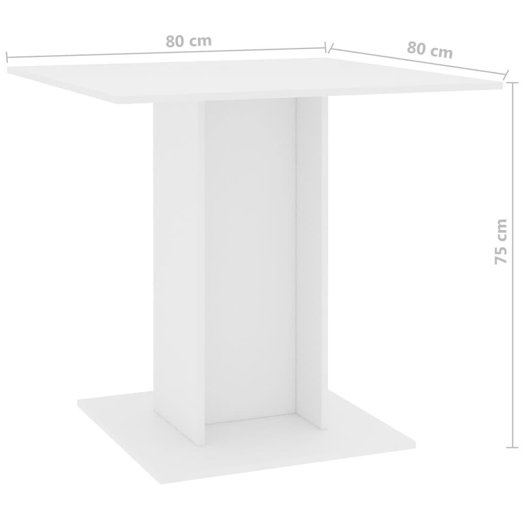 VidaXL Table de salle à manger bois d'ingénierie  