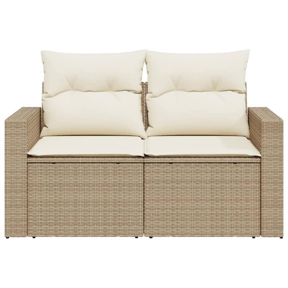 VidaXL Canapé de jardin rotin synthétique  