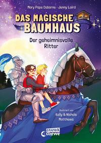 Das magische Baumhaus (Comic-Buchreihe, Band 2) - Der geheimnisvolle Ritter Pope Osborne, Mary; Laird, Jenny; Loewe Graphix (Hrsg.); Matthews, Kelly (Illustrationen); Matthews, Nichole (Illustrationen); Jaekel, Franziska (Übersetzung) Gebundene Ausgabe 