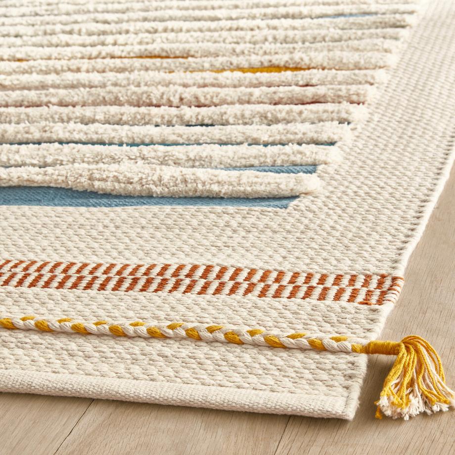 AM.PM Tapis enfant tissé main coton biologique  