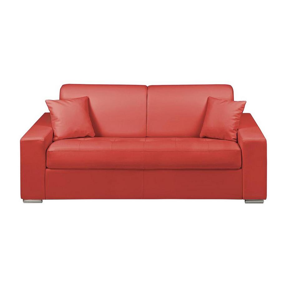 Vente-unique Canapé 3 places conible express en simili EMIR Couchage 1Matelas  