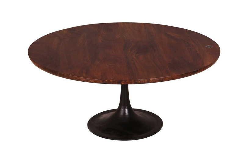 mutoni Table basse manguier marron antique années 80  