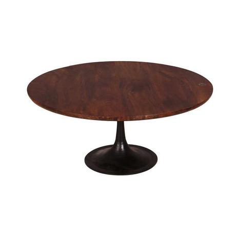 mutoni Table basse manguier marron antique années 80  