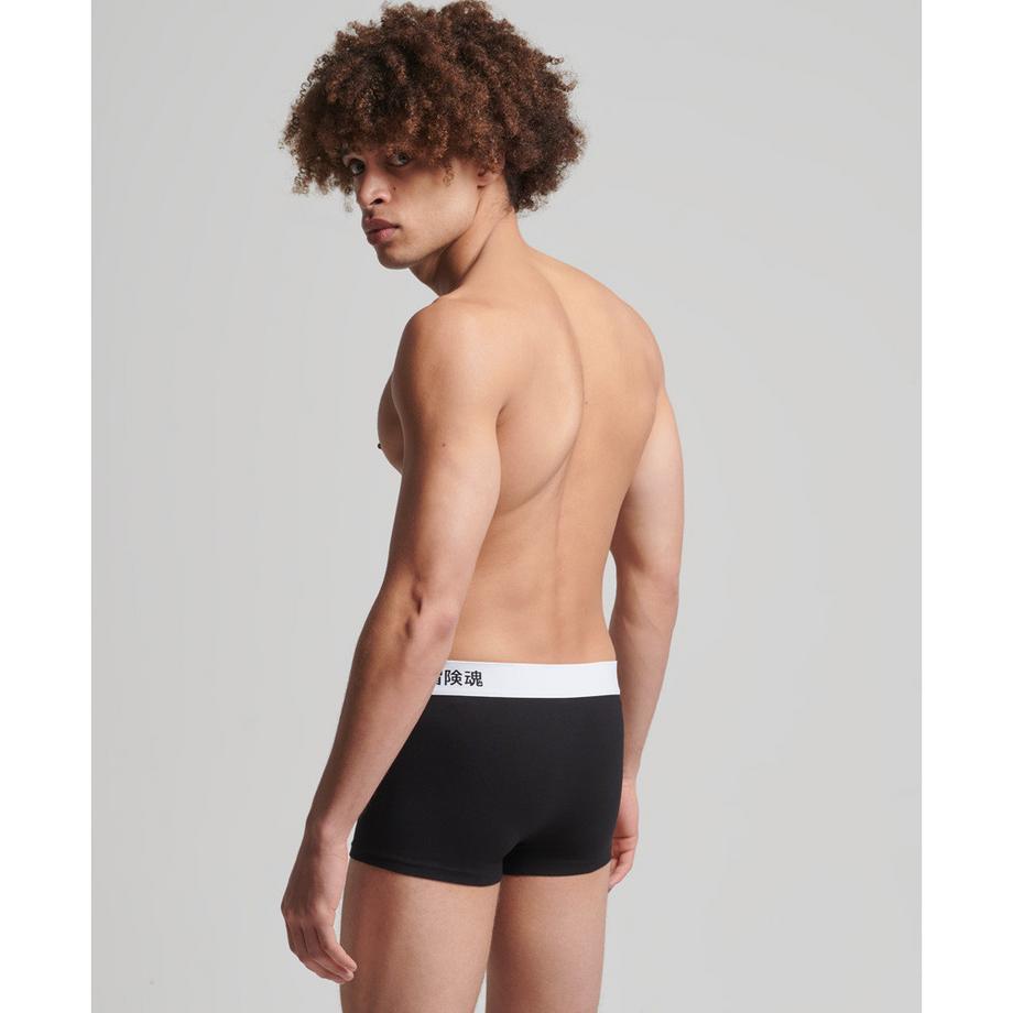 Superdry Bio-Baumwolle Offset Boxershorts 2er-Pack  