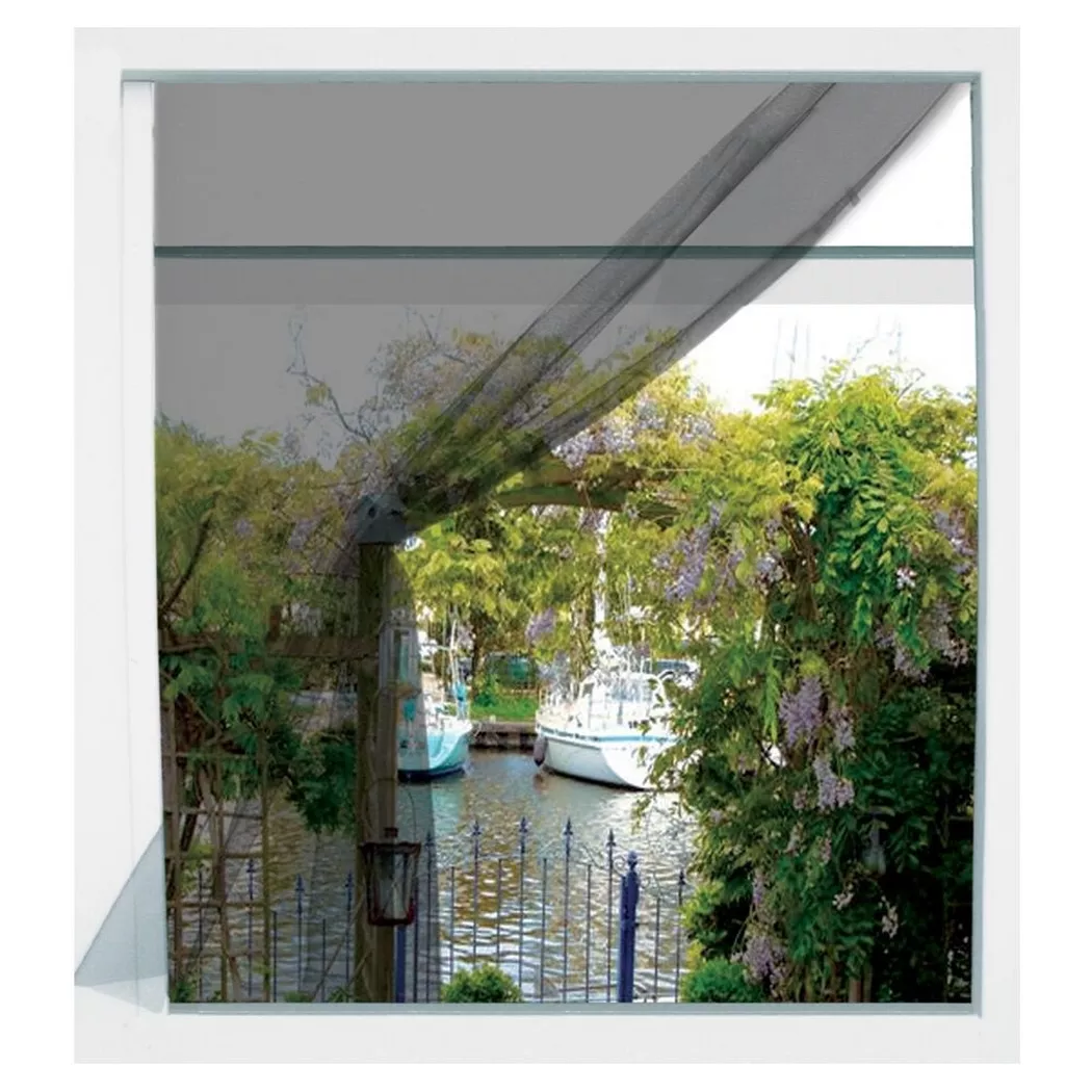 B2X - Set pratique avec 2 moustiquaires 130x150 cm et ruban adhésif, One Size