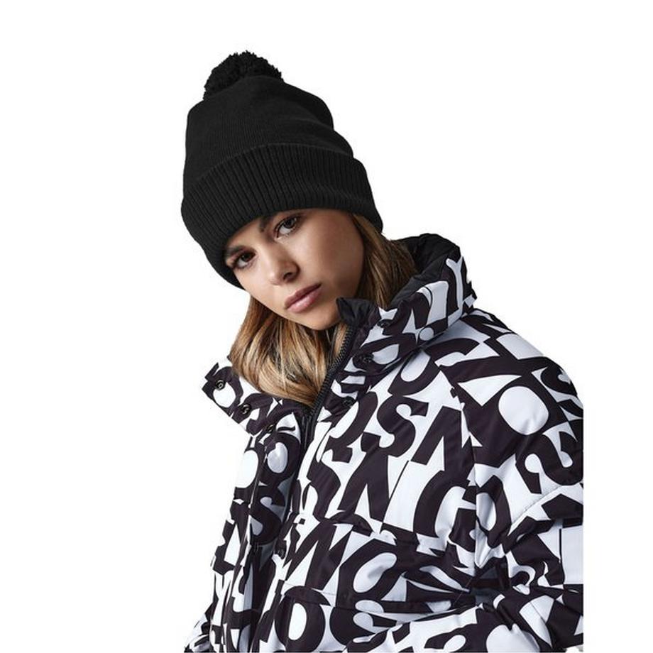 Beechfield Bonnet Snowstar à Pompon  
