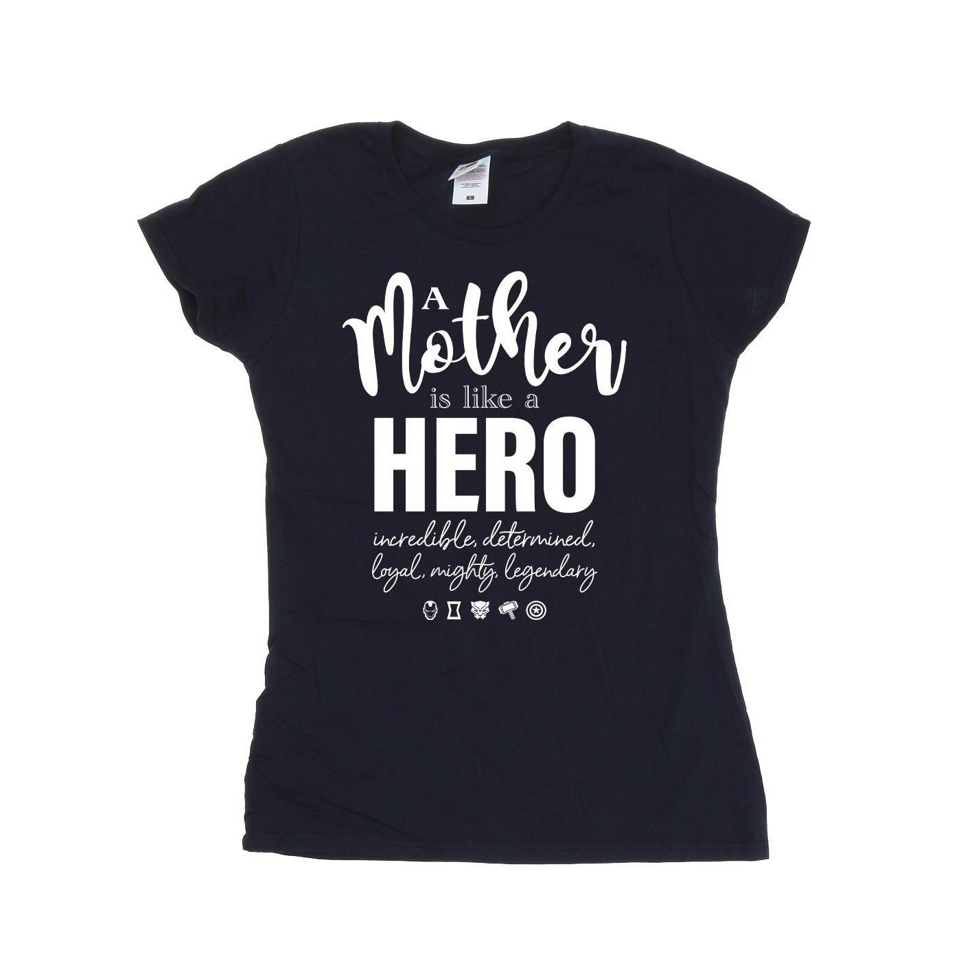 Image of Avengers Mother Hero Tshirt Damen Marine L