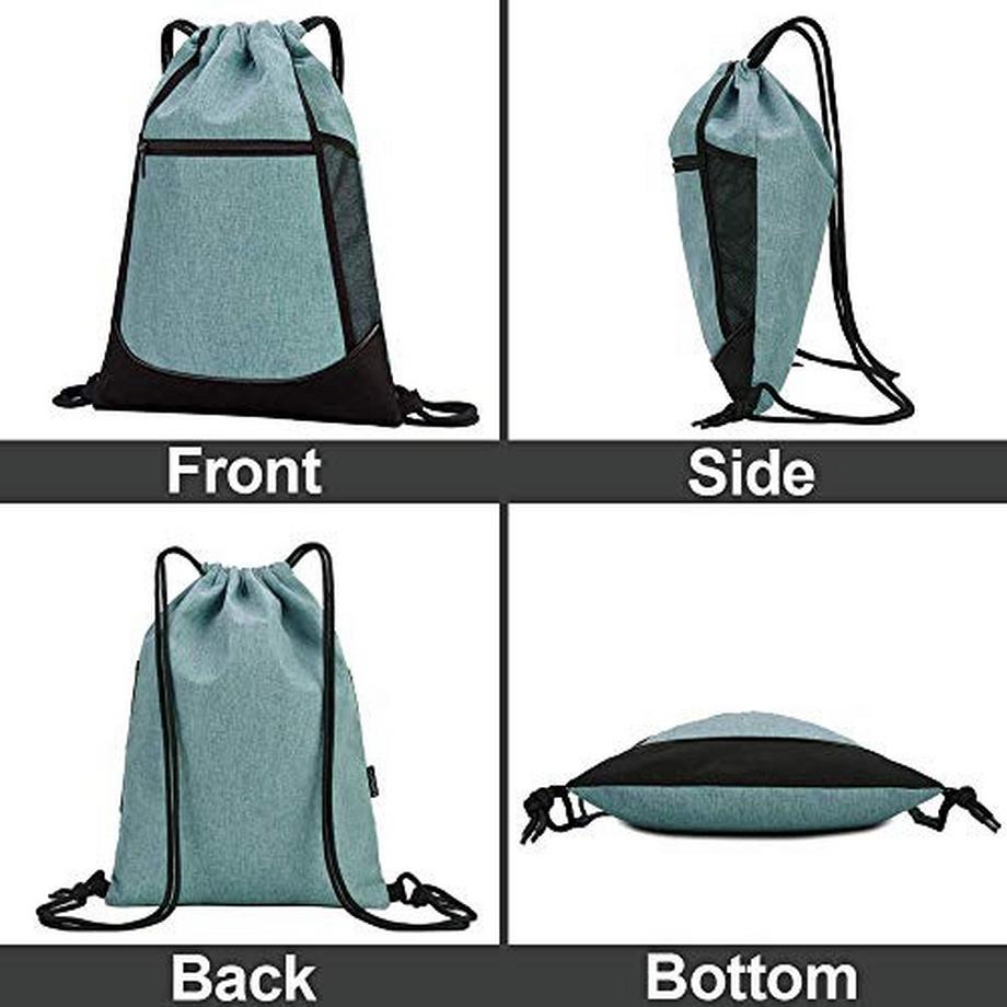 Only-bags.store Borsa sportiva impermeabile con coulisse tasche interne ed esterne  