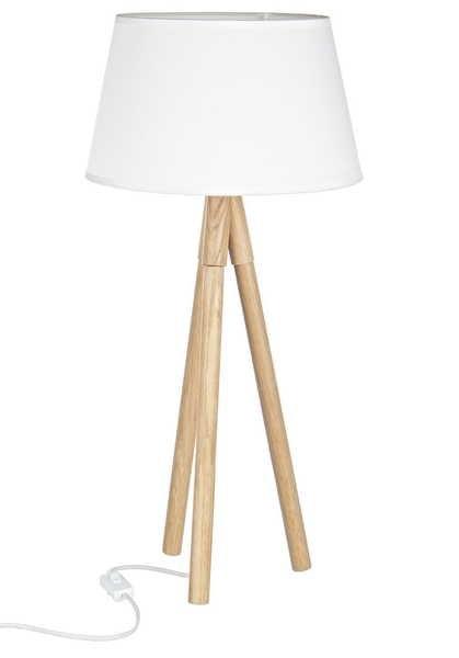 mutoni Lampe de table Wallas blanc  