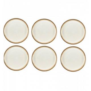 Bitz Speiseteller 17cm Grau/Creme 6 Stk., 17cm Durchmesser, Stoneware  