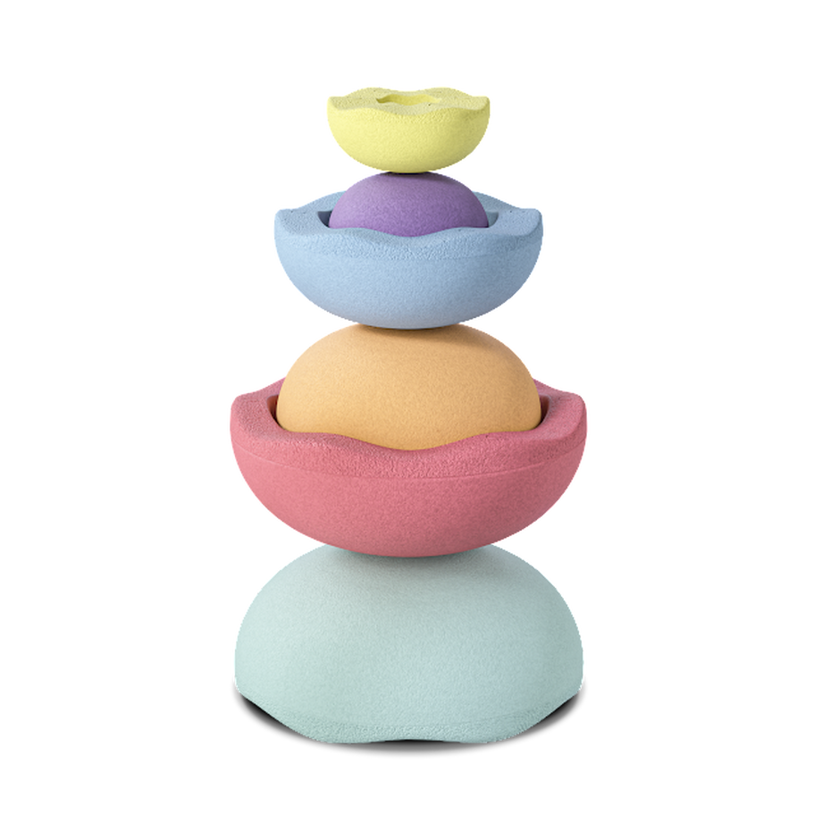 Stapelstein  Stapelstein Inside rainbow pastel (6 Stk.) 