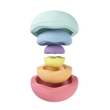 Stapelstein Inside rainbow pastel (6 Stk.)