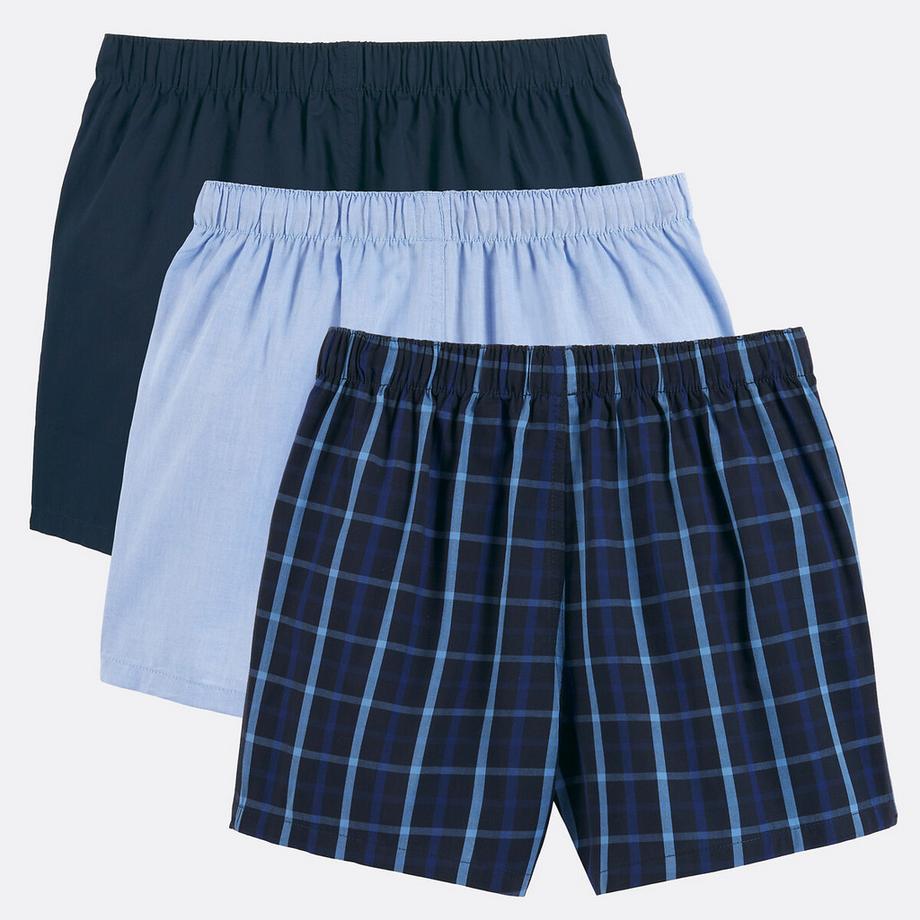 La Redoute Collections Lot de 3 Caleçons  