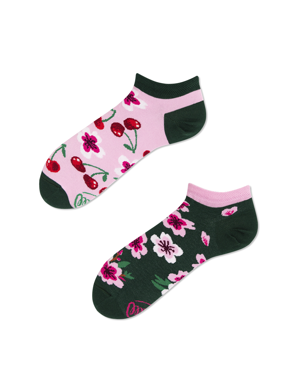 Image of Cherry Blossom Sneakersocks - Herren Multicolor 43-46