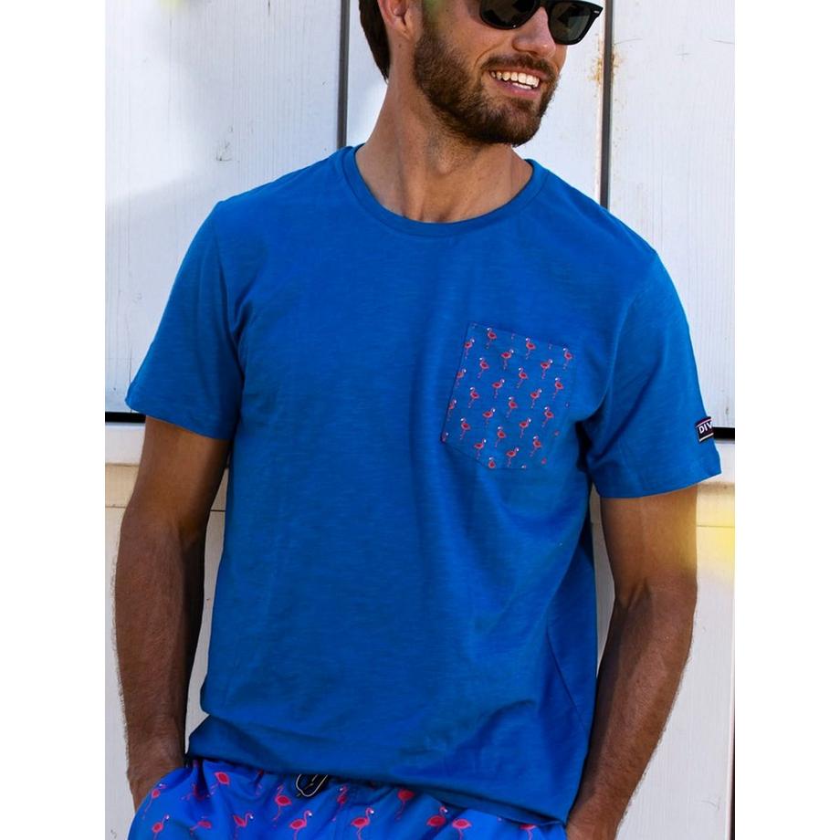 Admas Diver Flamingo T-Shirt Manches Courtes  