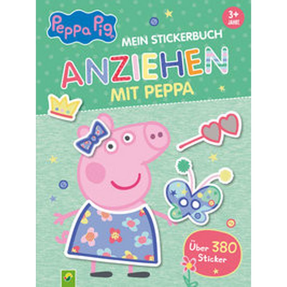 Schwager & Steinlein  Peppa Pig Mein Stickerbuch Anziehen mit Peppa 