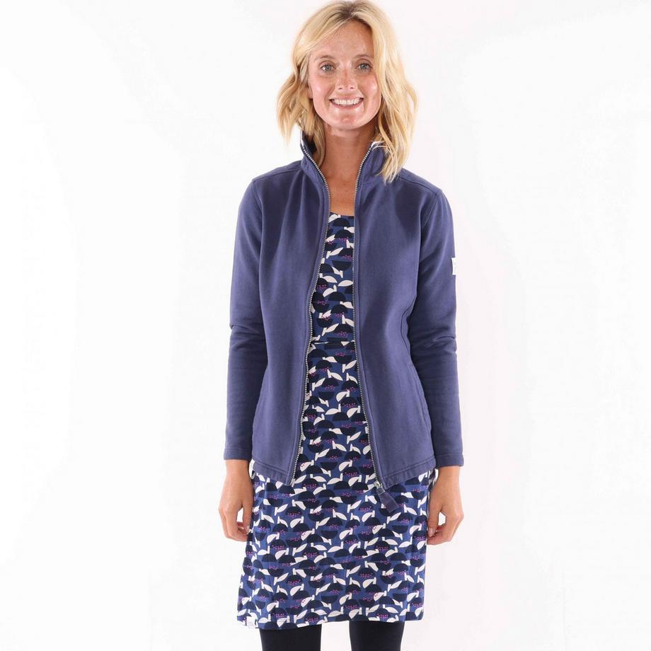 Lazy Jacks Kurzarm Bedrucktes Knielanges Kleid  