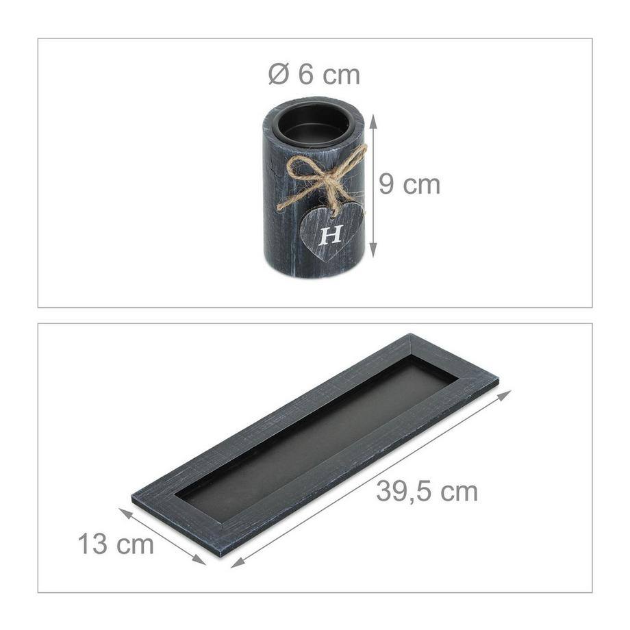 Northio  Bougeoir pour bougies chauffe-plat 