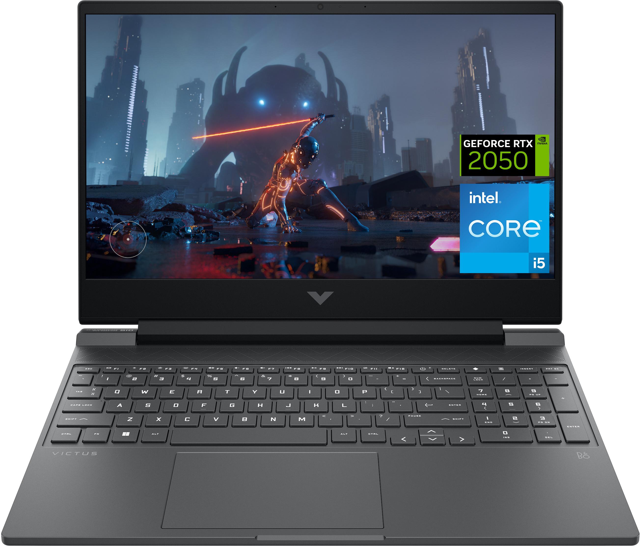 HP  Victus Gaming 15-fa1500nz Intel® Core™ i5 i5-12450H Computer portatile 39,6 cm (15.6") Full HD 8 GB DDR4-SDRAM 512 GB SSD NVIDIA GeForce RTX 2050 Wi-Fi 6 (802.11ax) Windows 11 Home Nero 