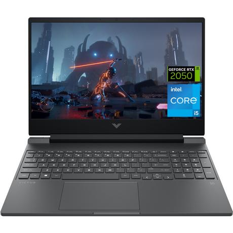 HP  Victus Gaming 15-fa1500nz Intel® Core™ i5 i5-12450H Computer portatile 39,6 cm (15.6") Full HD 8 GB DDR4-SDRAM 512 GB SSD NVIDIA GeForce RTX 2050 Wi-Fi 6 (802.11ax) Windows 11 Home Nero 