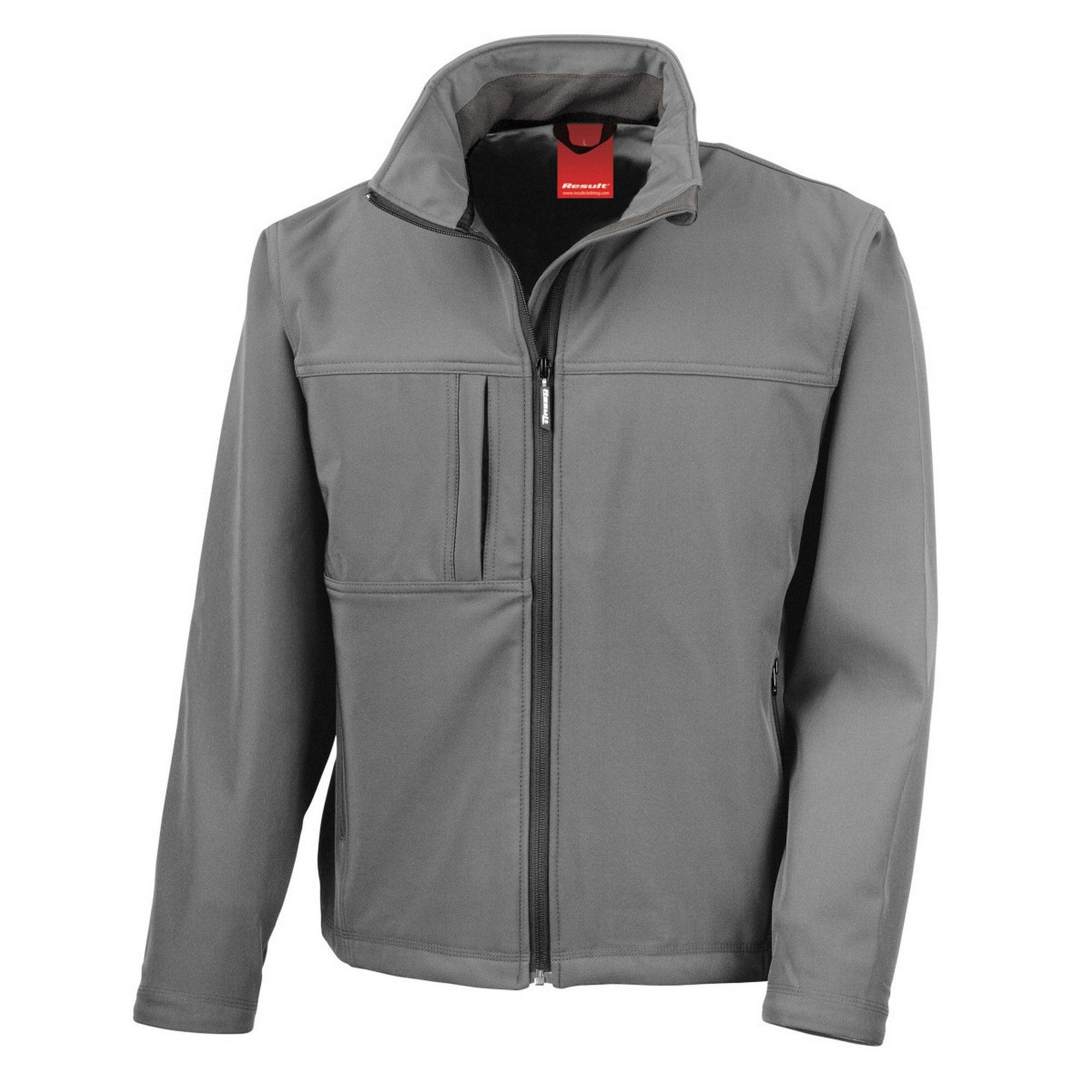 Image of Softshelljacke Multifunktionsjacke, 3lagig, Wasserfest, Atmungsaktiv Herren Grau XXL