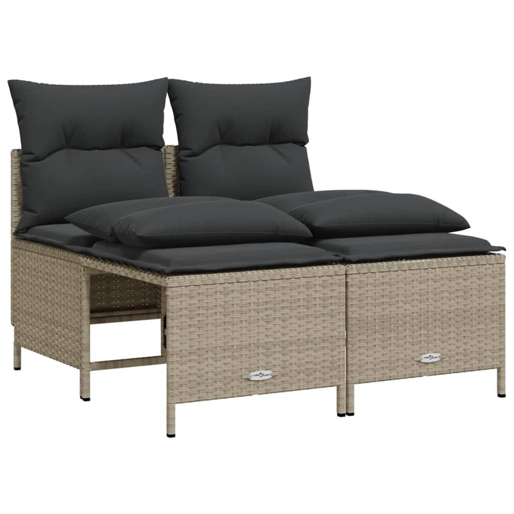 VidaXL set divano da giardino Polirattan  