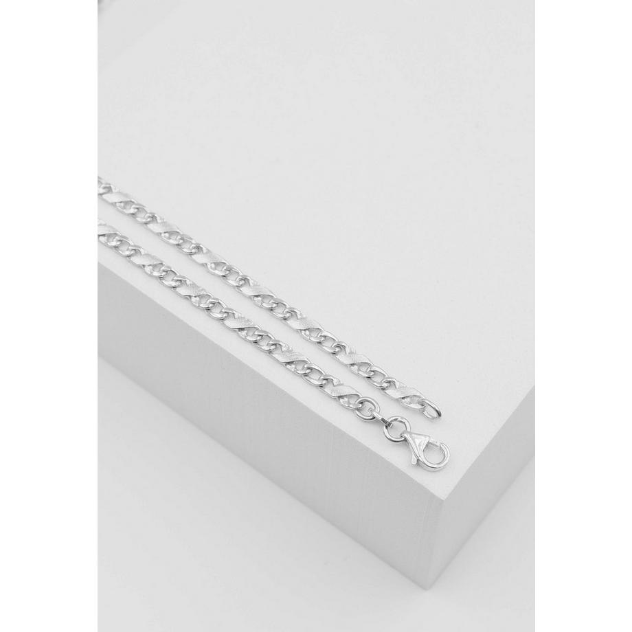 MUAU Schmuck  Collier Carrera or blanc 750, 3,5mm, 45cm 