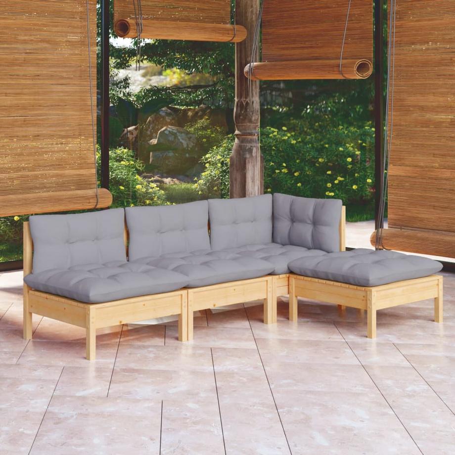 VidaXL Garten-lounge-set kiefernholz  