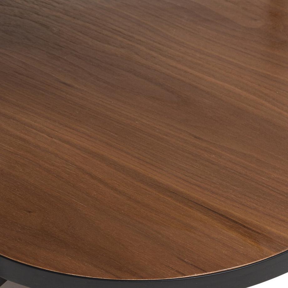 La Redoute Intérieurs Table basse plateau verre effet marbre  