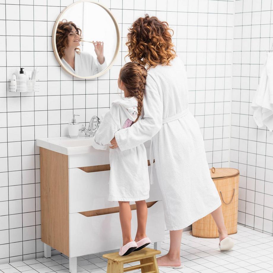 Northix Stabiler Fußhocker aus Holz  