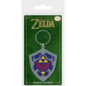 Porte-clés The Legend of Zelda Bouclier Hylien caoutchouc 6 cm