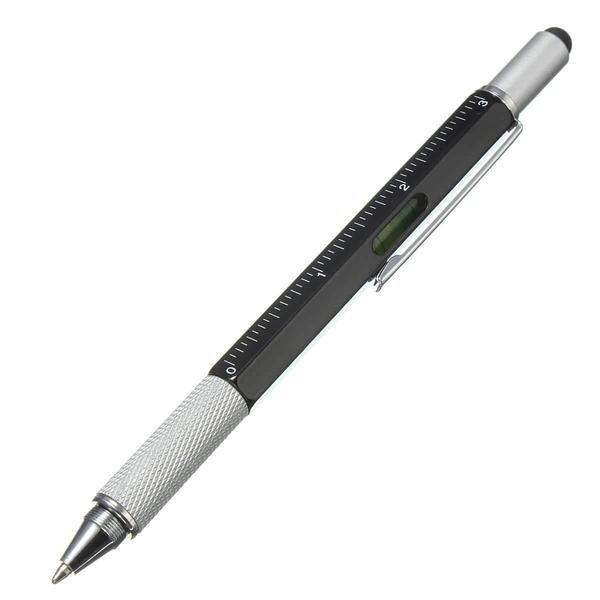 Image of 6-in-1-Multifunktionsstift für den Heimwerker - Schwarz 6-in-1-Multifunktionsstift für den Heimwerker - Schwarz