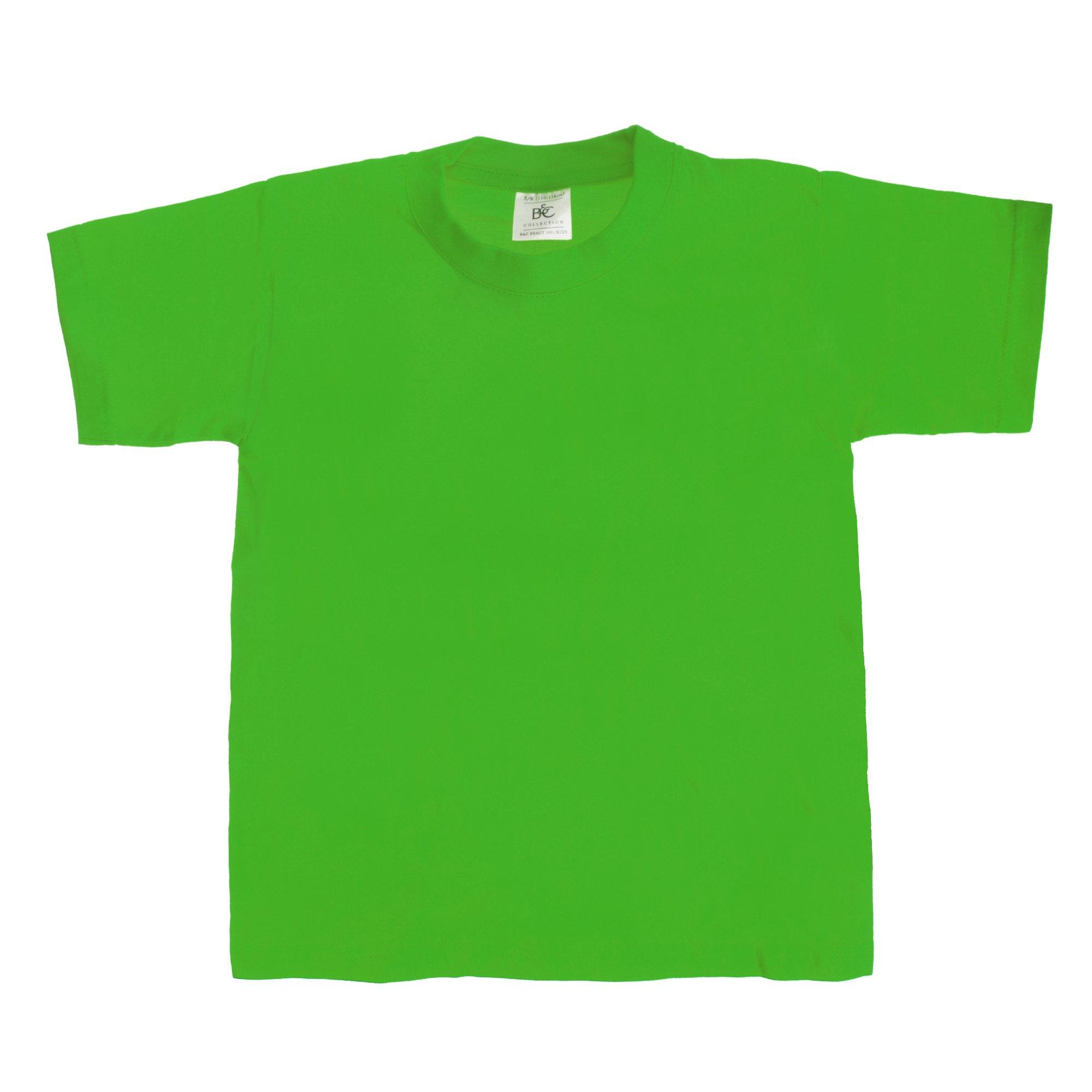 Image of B&c Tshirt, Kurzarm Mädchen Grün 7-8A