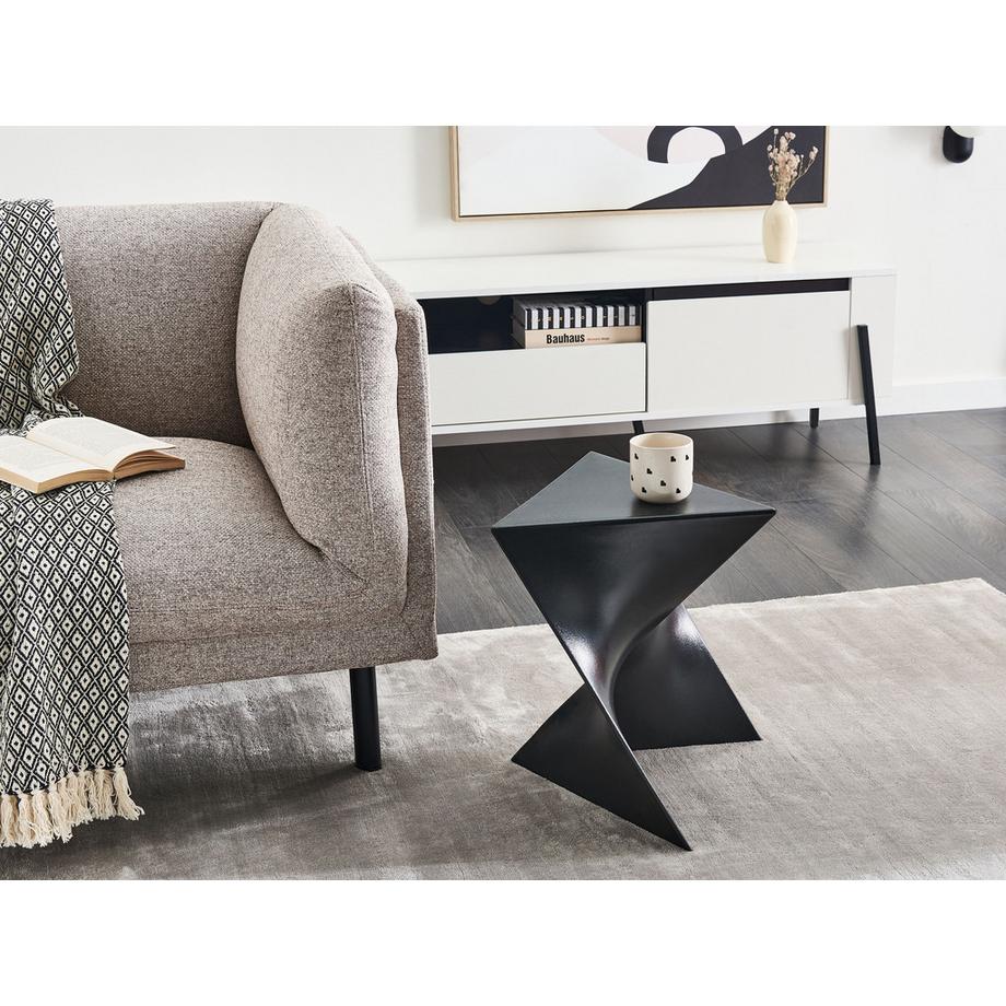 Beliani Beistelltisch aus Kunststoff Retro PECOS  